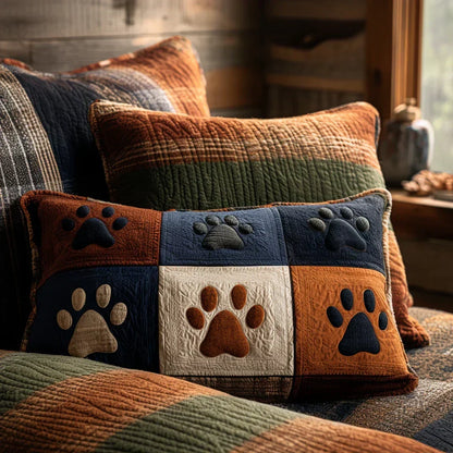 Prairie Prints Quilted Pillow Sham