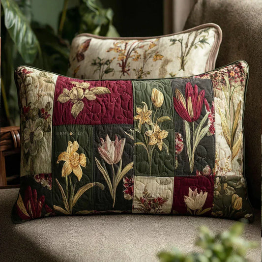 Wildflower Dreams Quilted Pillow Sham