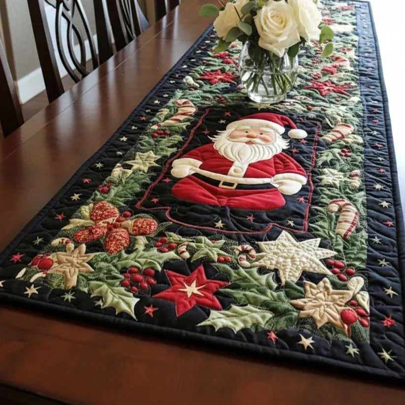 Arctic Shine Quilted Table Runner - 4