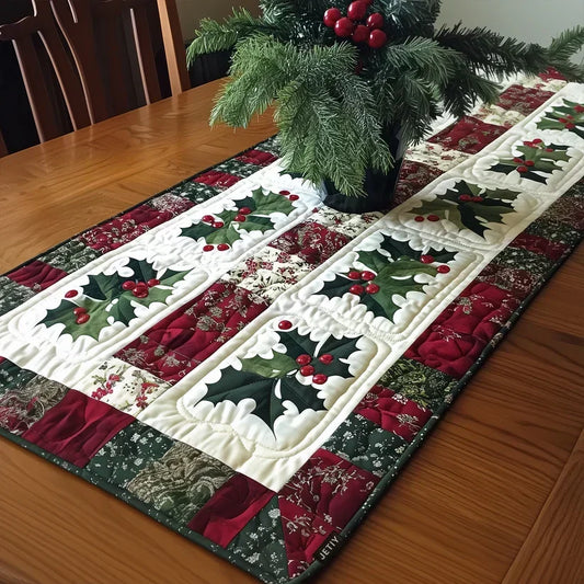 Festive Bells Quilted Table Runner