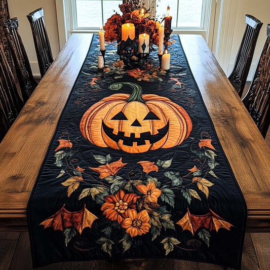 Halloween Fun Quilted Table Runner