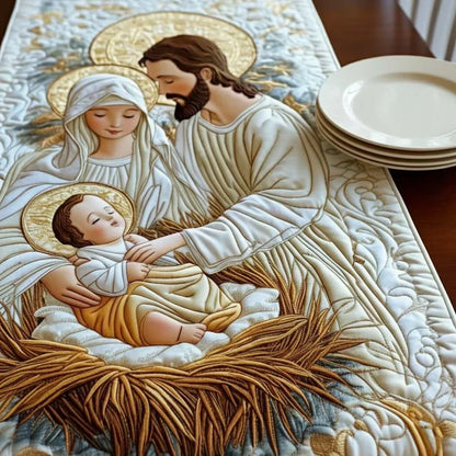Light of Bethlehem Quilted Table Runner - 3