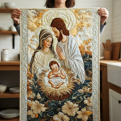 Nativity Quilted Table Runner - 2