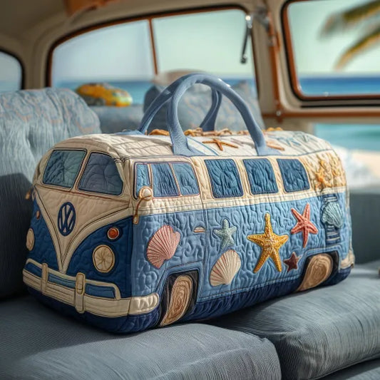 Beach Camper Quilted Travel Bag