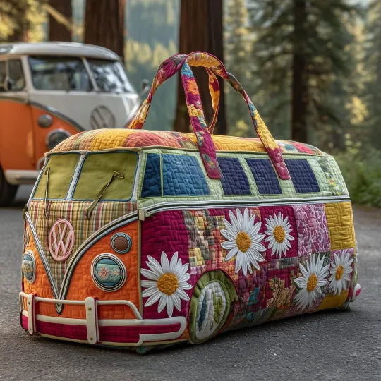 Daisy Camper Quilted Travel Bag