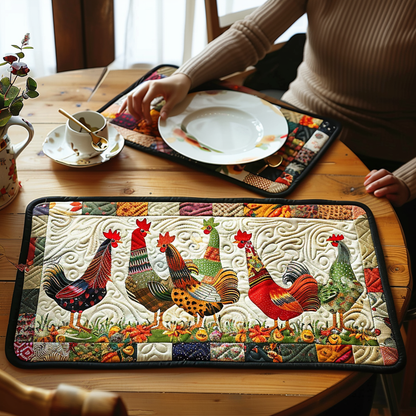 Chicken Quilted Placemats – Ramona