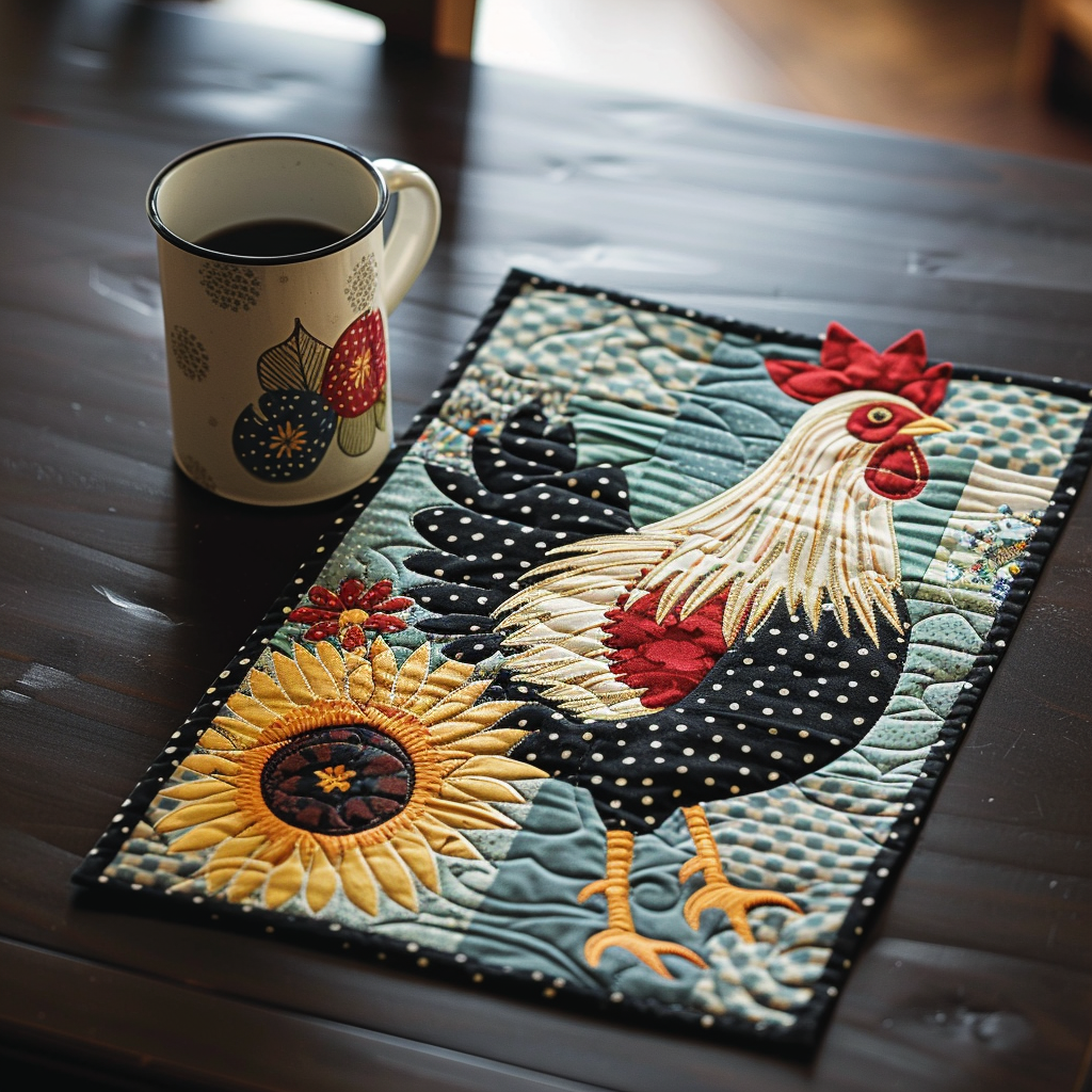 Chicken Quilted Placemats – Ramona