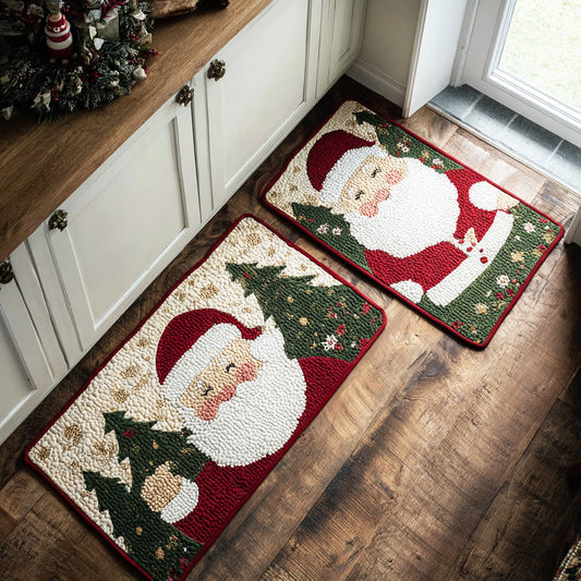 Christmas Glow 2-Piece Kitchen Mat Set