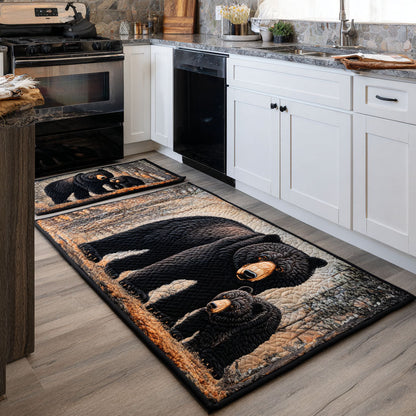 Bear in the Wild 2-Piece Kitchen Mat Set – Reina