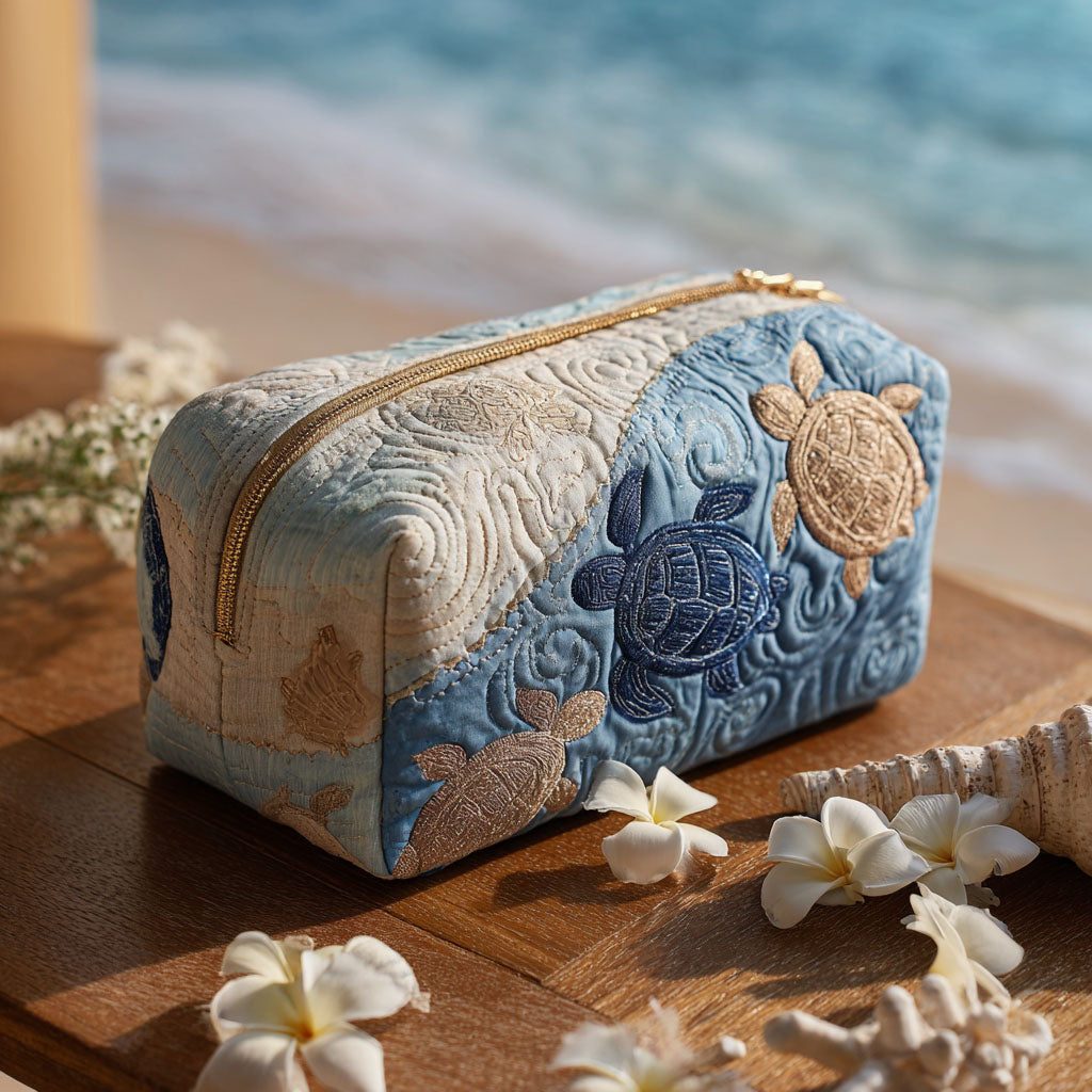 Sea Turtle Quilted Toiletry Bag – Rowan