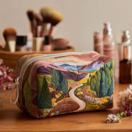 Valley of Peace Quilted Toiletry Bag