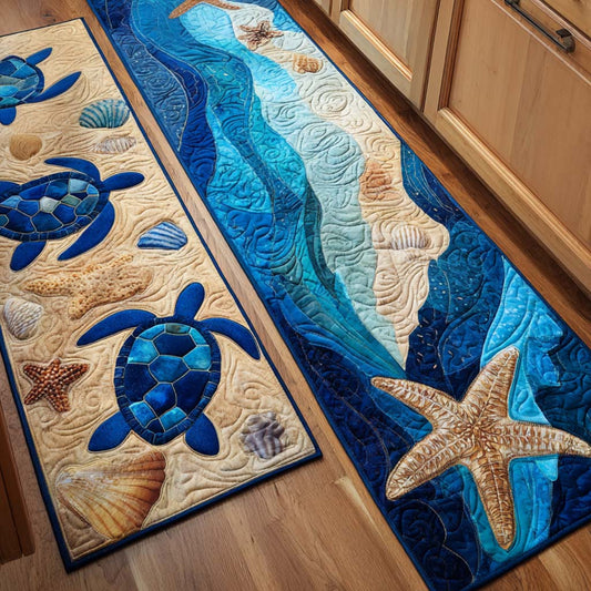 Soft Swimmer 2-Piece Kitchen Mat Set
