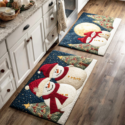 Snow Friends 2-Piece Kitchen Mat Set