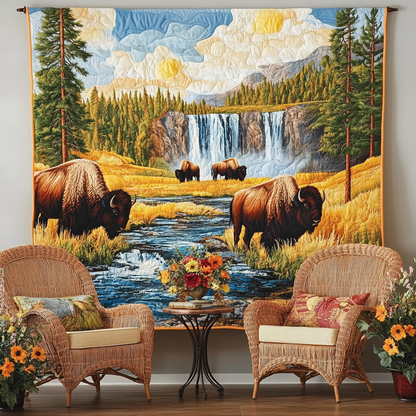 Bison Textile Wall Art