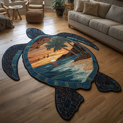 Paradise Coast Turtle Shaped Area Rug