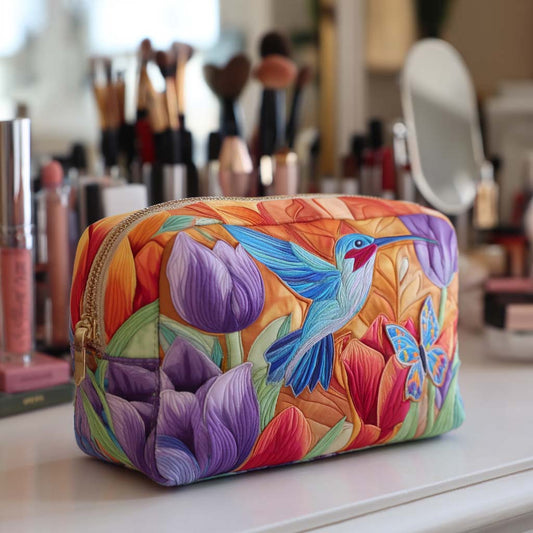 Radiant Garden Quilted Toiletry Bag