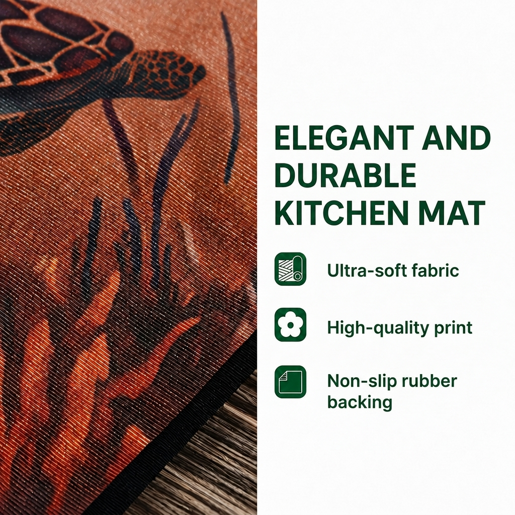Radiant Tree Path 2-Piece Kitchen Mat Set