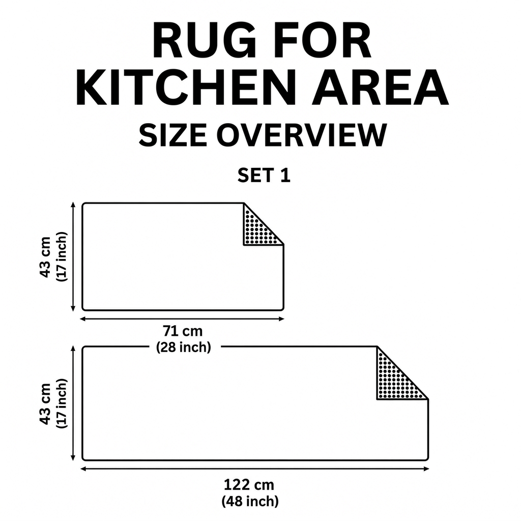 Radiant Tree Path 2-Piece Kitchen Mat Set