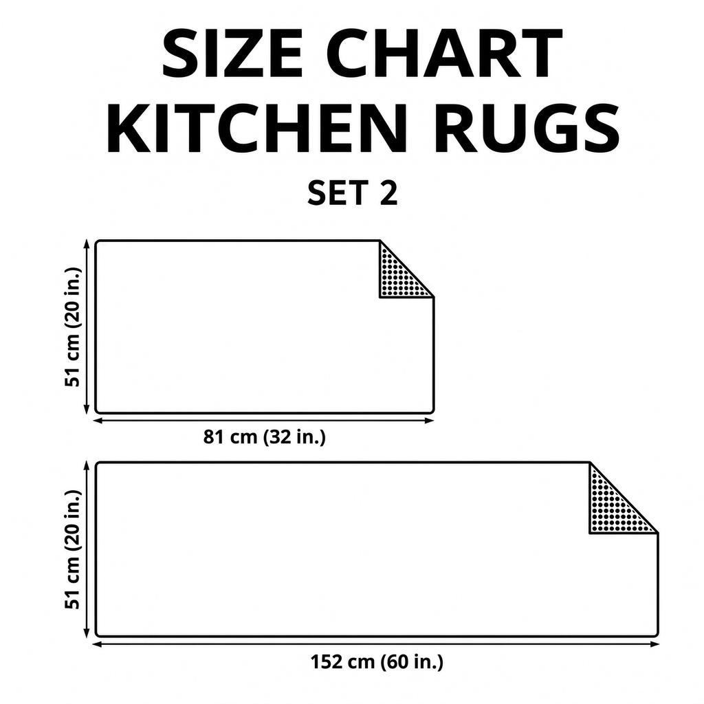 Radiant Tree Path 2-Piece Kitchen Mat Set