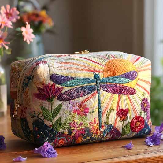 Refined Ruffle Quilted Toiletry Bag