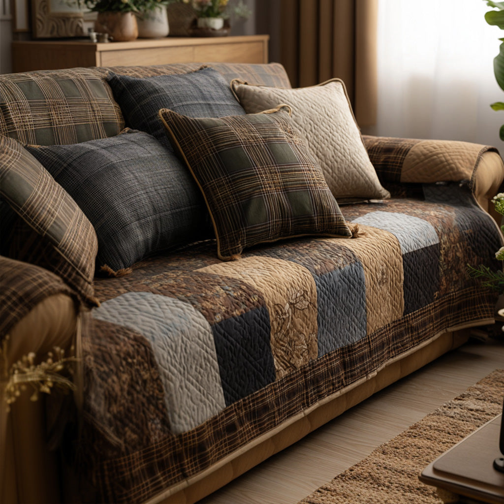 Cozy Quilted Sofa Cover – Trixie