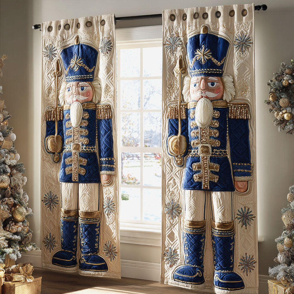 Winter Atmosphere Quilted Curtains