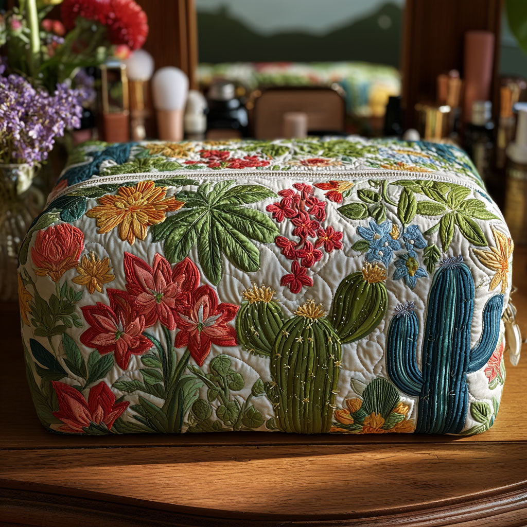 Cute Quilted Toiletry Bag