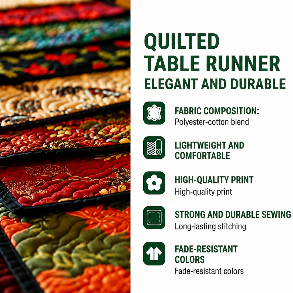 Thanksgiving Turkey Quilted Placemats
