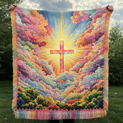 Holy Radiance Quilted Throw
