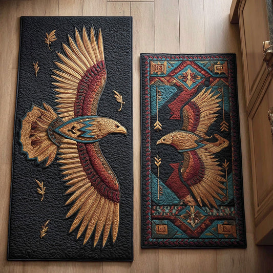 Stylized Spring 2-Piece Kitchen Mat Set