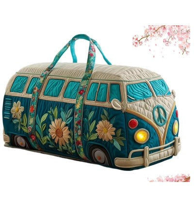 Tealvana Quilted Weekend Duffle Bag