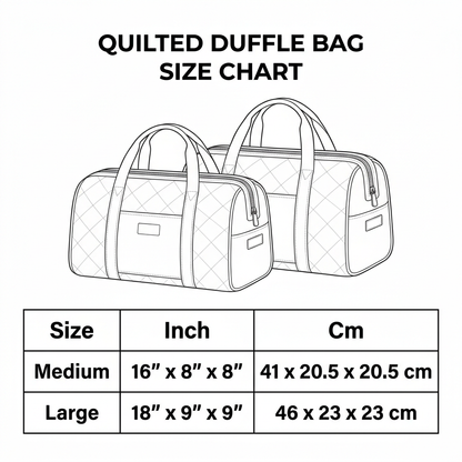 Beach Camper Quilted Travel Bag